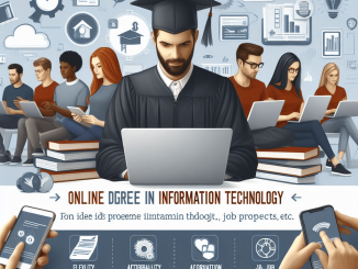 online information technology degree program